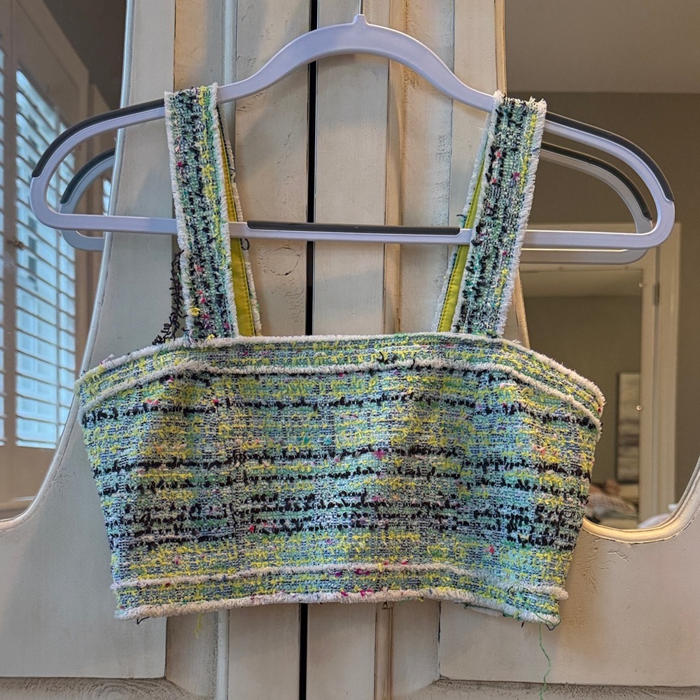 Le Superbe Tweed Crop Top